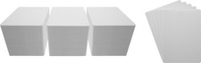 600 Blu-ray PS3 Case Bin Divider Cards - 5-1/2"x7-3/4" White HEAVY DUTY 30mil