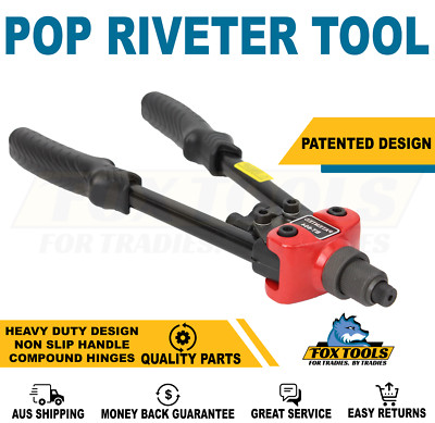 Pop Riveter Nut Rivet Riveter Rivnut Tool Nutsert Gun Riveting Hand ...