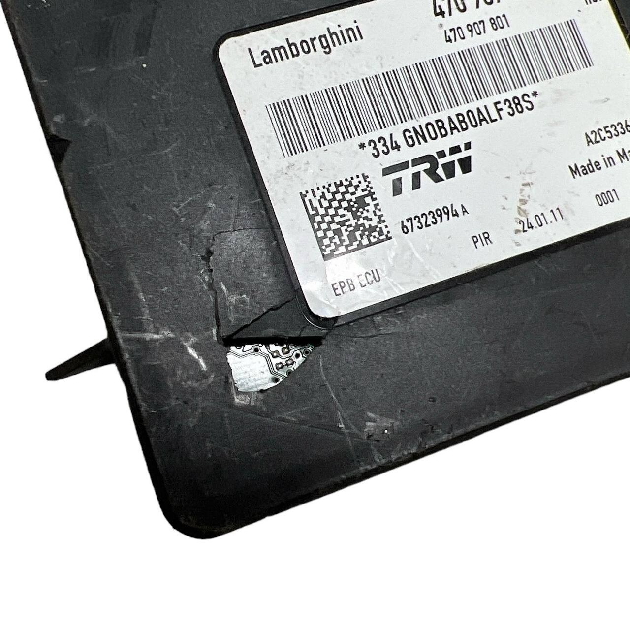 2012 2013 2014 2015 2016 2017-2022 LAMBORGHINI AVENTADOR EPB CONTROL UNIT MODULE