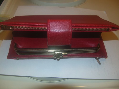 Red Wallet Clutch - Picture 3 of 5