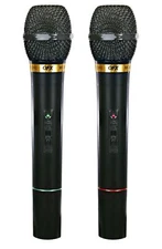 QFX M-336 Wireless Dynamic Professional Microphone - Twin Pack