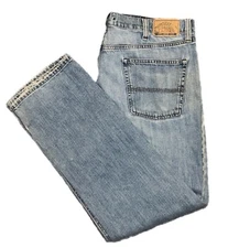 Vintage LL Bean Jeans Mens 40x32 Blue Standard Fit Wash Out 