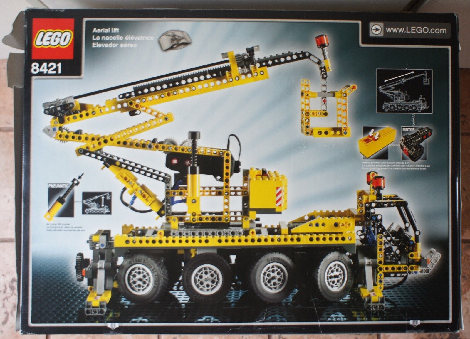 Lego Technic Mobile Crane - Pneumatics - - Brand | eBay