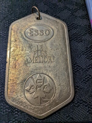 CAHA Esso Hockey Medal Brass