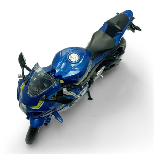 Suzuki GSX-R1000 Maßstab 1:12 Motorrad Modell Legierung Spielzeug Geschenke Blau - Bild 3 von 11