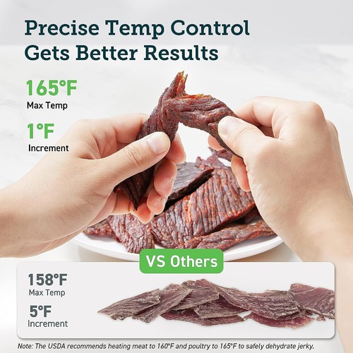 8 Schalen Edelstahl Lebensmittel Trockner Jerky/Kräuter/Gemüse/Obst Trockner Maschine - Bild 13 von 14
