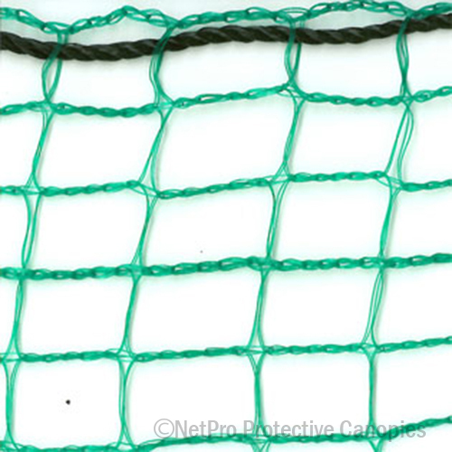 Fence Net 1m x 50m; 15mm sq; HDPE Pet/Animal Fence Net with 3mm rope top & foot - Picture 2 of 4
