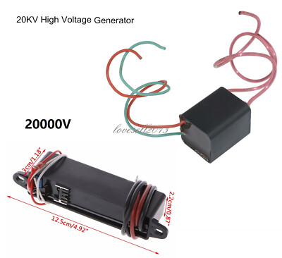 12V to 20000V 3.6V to 20KV DC High-Voltage Power Generator Boost Step-up NEW