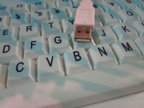 RARE NOS Aqua (Royal Caribbean International) Keyboard USB Computer PC 2000s - Picture 7 of 10