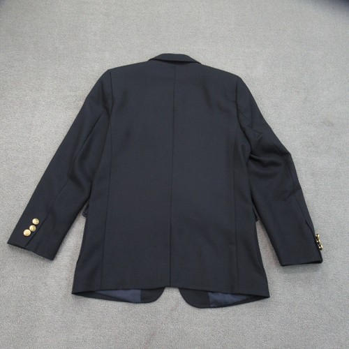 O'CONNELL'S Blazer Boys 15 Blue Suit Jacket Sports Coat Gold Buttons USA Made * - Picture 4 of 13