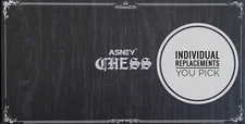 ASNEY Chess 12 Inch Board and Pieces Individual Replacement Parts