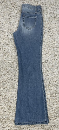 Faded Glory Jeans Girls sz 12 Flared Low Rise Stretch Denim (26x27) - Picture 20 of 21