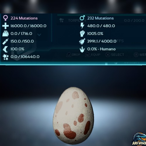 ARK Survival Ascended Carcha NEW TOP STATS 1005M PVE PS5/XBOX/PC - Picture 2 of 6