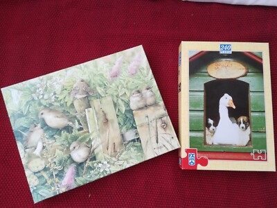 2 x Puzzle - Marjolein Bastin (500 Teile) selten & Bella & Cico (240 T.)