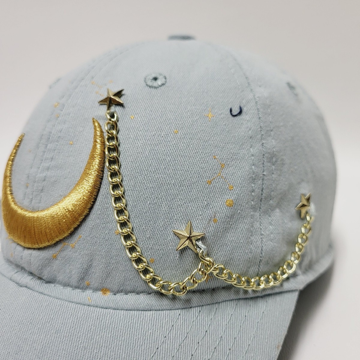 Disney Danielle Nicole Aladdin Jasmine Moon Stars Teal Hat  display picture 1