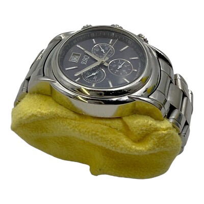 Esq by Movado Swiss Men's Silver Dial Stainless Steel