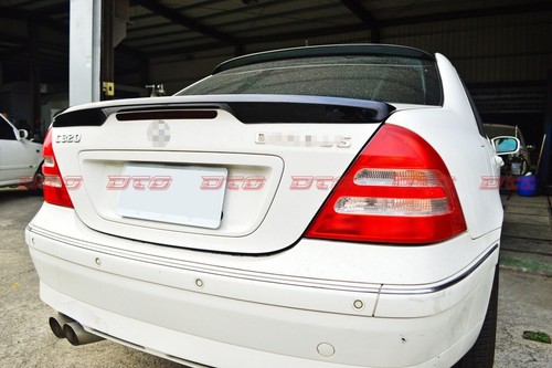01-07 Fit For Mercedes Benz W203 4DR L Roof + C Type Trunk Spoiler Color Black - Picture 4 of 7