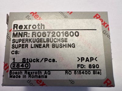 BOSCH REXROTH - R067201600- Kugelbüchse / Linear Bushing Neuware