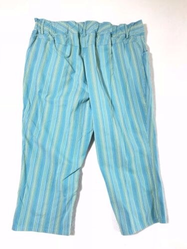 VENEZIA para mujer talla grande 22 verde turquesa elástico Capri - Imagen 2 de 3