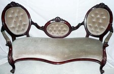 LOT DE GARNITURES DE CANAPÉ CANAPÉ FAUTEUIL TRÔNE ancien gothique baroque rococo époque fondatrice