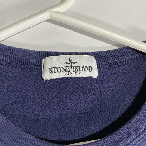 Stone Island Junior Sweatshirt Size 14 Age 14 Compass Graphic Print Crew Neck - Picture 4 of 14