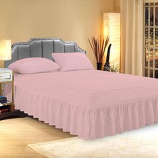 Image of Extra Deep Valance Fitted Sheet (with or without pillows) Bed Sheet Double King