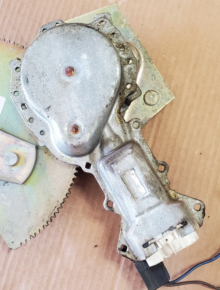 1981-1995 Chevy G10 G20 G30 GMC Vandura RH Power Window Regulator W/Motor OEM Foto 2 de 4