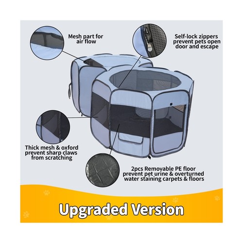 Puppy Playpen - Portable Cat Playpen - Collapsible Dog Crates for Small Dogs ... - Bild 6 von 9