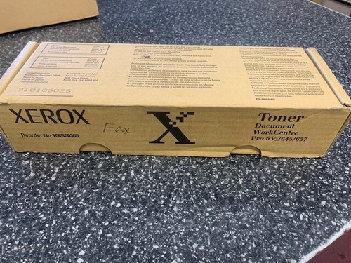Genuine Xerox 106R00365 Black Toner Cartridge WorkCentre Pro635 New OEM - 第 1/5 張圖片