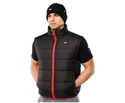 Lee Cooper Arbeitskleidung Herren Arbeitssicherheit Leichte Wattierte Weste