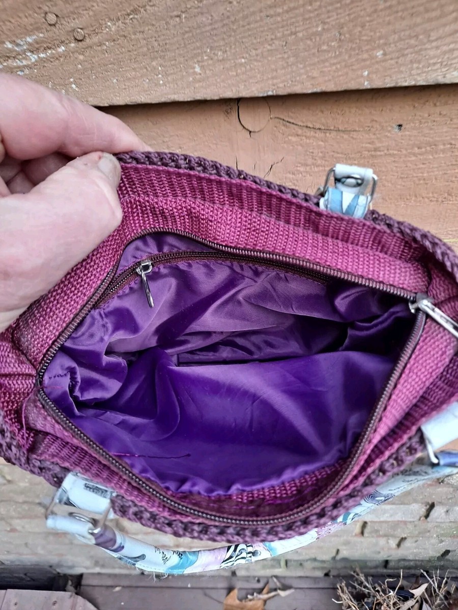 small Zaney Indulgent Purple Trimm 💜 PURSE/TOTE w/girl