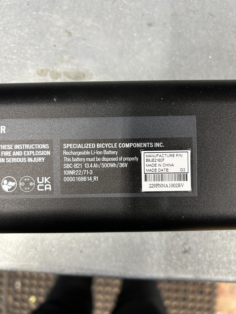 Specialized Levo Gen 500wh M3 battery with Hinged Door