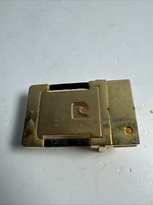 Vintage Pierre Cardin Belt Buckle Gold Tone Logo Belt Retro Reversible