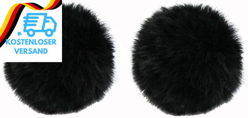 Mikrofon Windschutz 2 Stück Schwarz Mikrofon Windshield 1Cm Lavalier-Mikrofon Pe - Bild 12 von 12