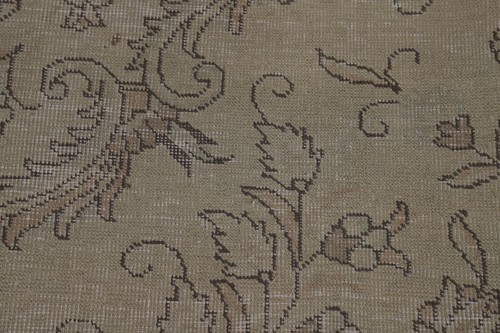 Vintage Muted Tebriz Living Room Area Rug 10x12 Traditional Handmade Wool Carpet - Picture 11 of 24