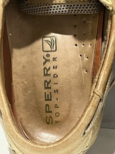 Sperry Top-Sider Herren Hellbraun Hellbraun Leger Bootsschuhe Größe 8 Kontursystem - Bild 12 von 13