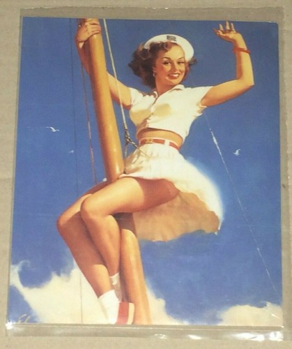 ELVGREN 2 LATI 6,25X7,5 SIGILLATO IN PLASTICA "CEE BEE" TOPLESS & "ANCHORS A-WOW" - Foto 1 di 2