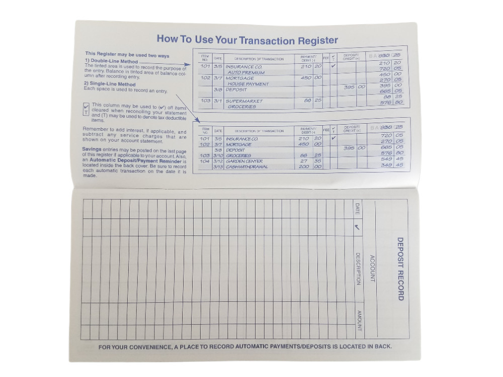 как выглядит Checkbook Transaction Registers 2026 2027 2028 Calendar Check Book Register фото