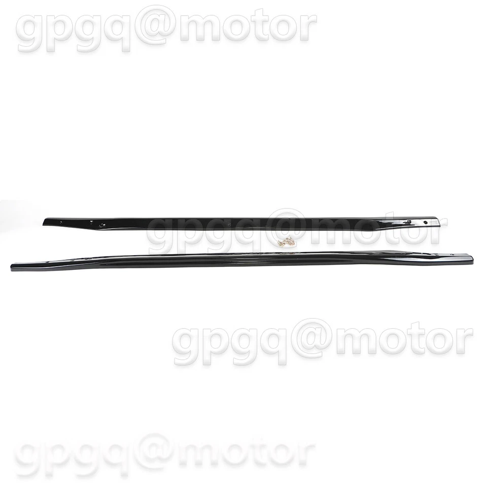 Labio de extensión de faldón lateral estilo V1 negro brillante para Dodge Durango GT SRT 17-2025 Foto 4 de 4