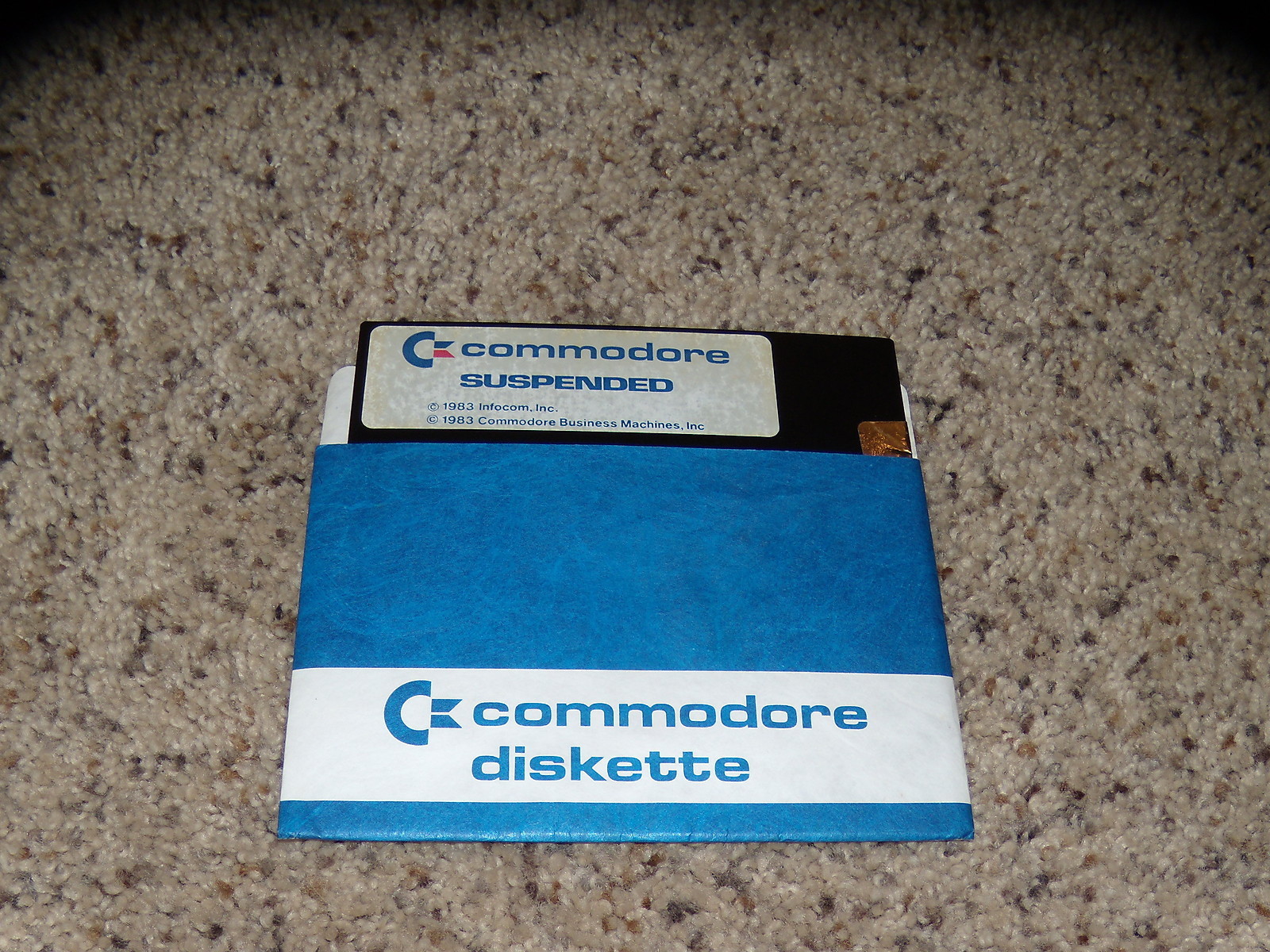 Suspended Commodore 64 C64 5.25