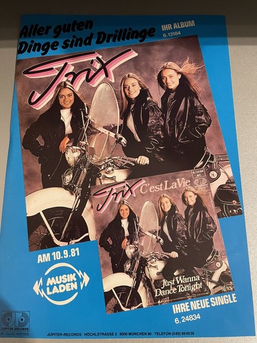Trix / Keith Marshall / Werbeanzeige / Zeitschrift „Der Musikmarkt“ (1981)