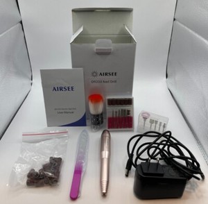 Airsee DR-203 Electronic Nail Drill w/ Accessories NS2003 Pink