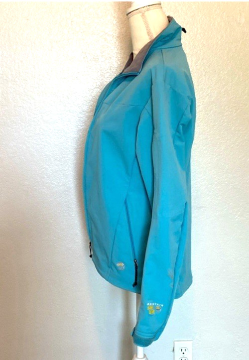 Mountain Hardware Womens Softshell Turquoise Full… - image 2