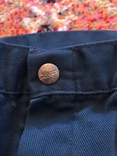 Vintage Leggs Pants 70s Blue No Size Tags