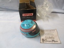 STP MINI HELMET AUTOGRAPHED BY RICHARD PETTY WITH COA