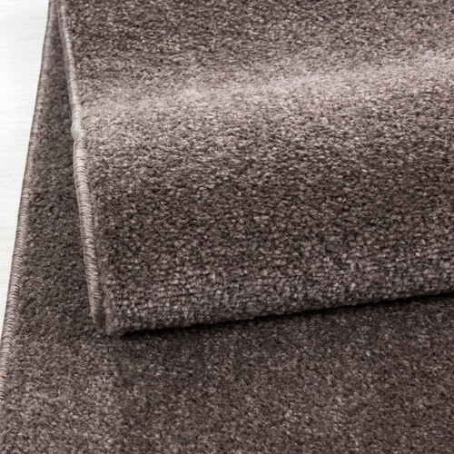 Kurzflor Flachflor Teppich Gabbeh Optik Wohnzimmerteppich Einfarbig 7 Farben - Bild 40 von 64