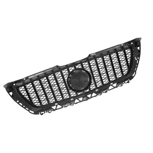 Glossy Black For 2014-17 Mercedes Benz W906 Sprinter 2500 3500 GT Front Grille . - Picture 10 of 13