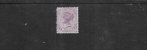 AUSTRALIA . VICTORIA. QUEEN VICTORIA. 1876. 2 P. MINT LIGHT HINGE. AS PER SCAN