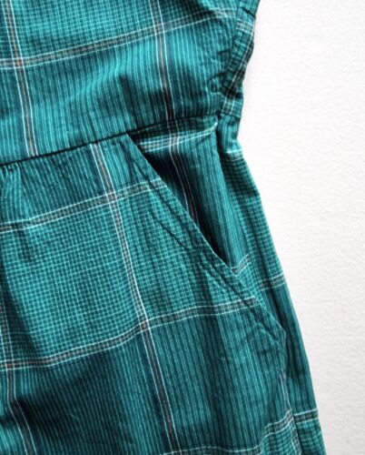 Seasalt Size 22 Petite RRP £75 BNWT Green Checked Plaid Pattern Dress Pockets - Picture 20 of 21