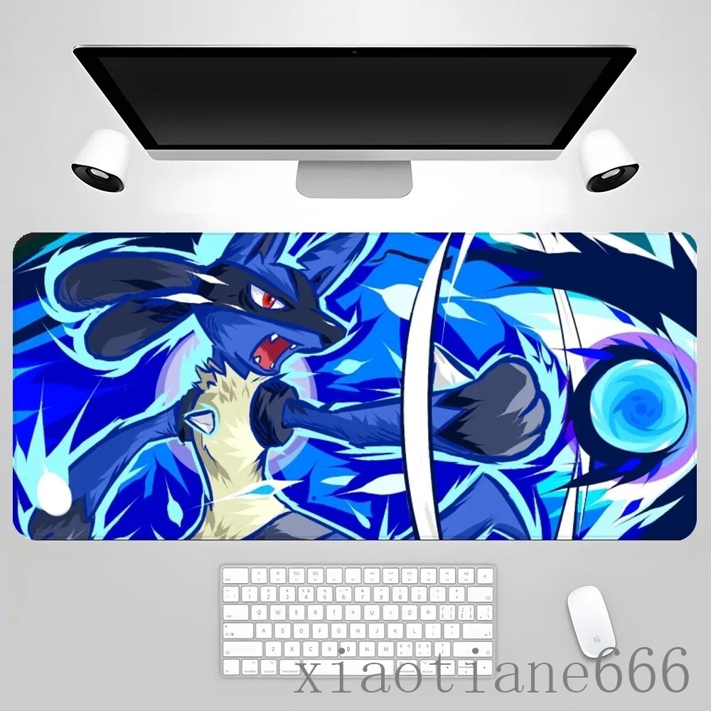 Board Card Game Pokemon Lucario TCG Playmat Mat Table Pad Bag Mouse Pad A01